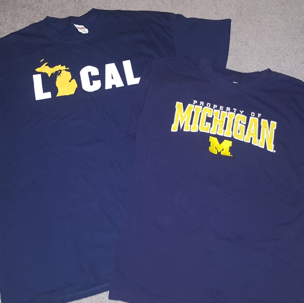 2 mens MI tees 🤗
